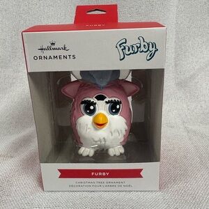 Hallmark Pink and White Furby Ornament‎ 2025